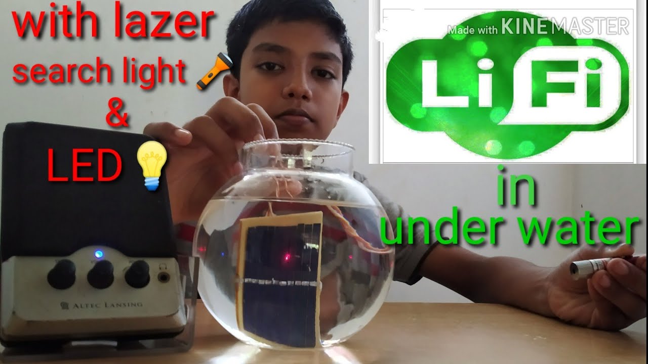 How to make Li-fi in different medium/Li-fi project in മലയാളം - YouTube