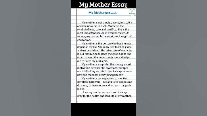 My Mother Essay in English | My Mother Essay | Essay on My Mother #englishessay #essaywriting