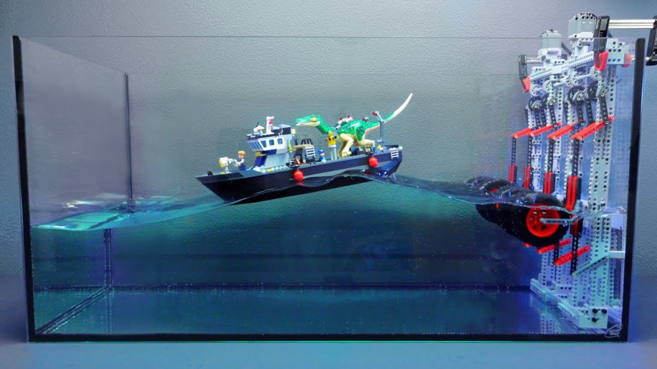 ⁣Sinking Lego Ships