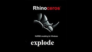 how to use explode tool in rhino 4 Profile