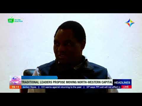 TRADITIONAL LEADERS PROPOSE MOVING NORTH-WESTERN CAPITAL