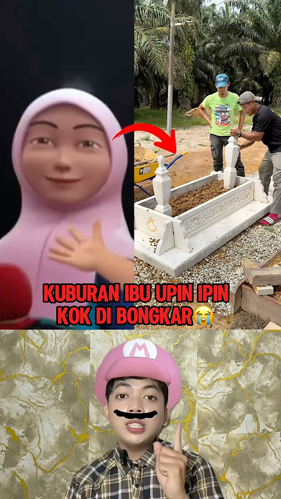 Kuburan Ibu Upin Ipin Kok Di Bongkar😭 #shorts #upinipin #animasi
