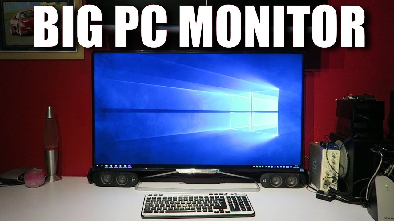 The Biggest Pc Monitor 40 Inch 4k 60hz Youtube