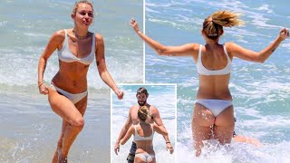 What did Miley Cyrus s bikini REVEAL at the beach The TRUTH behind the photos
