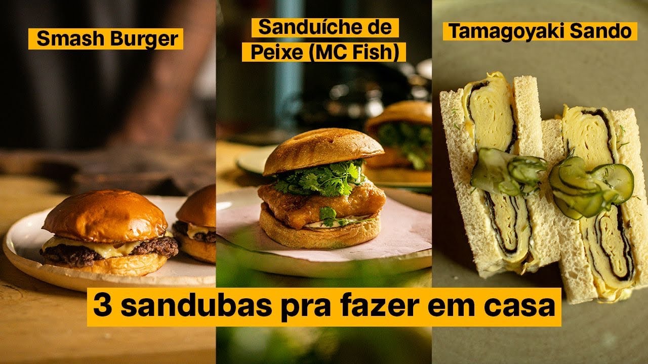3 SANDUÍCHES tira LARICA dando uma de chef em casa!