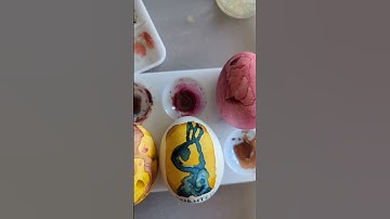 Watercolor Painting On Easter Eggs Is Super Easy