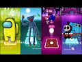 Tiles Hop  Among us vs Huggy Wuggy vs Sonic Exe vs Thomas Exe | EDM RUSH