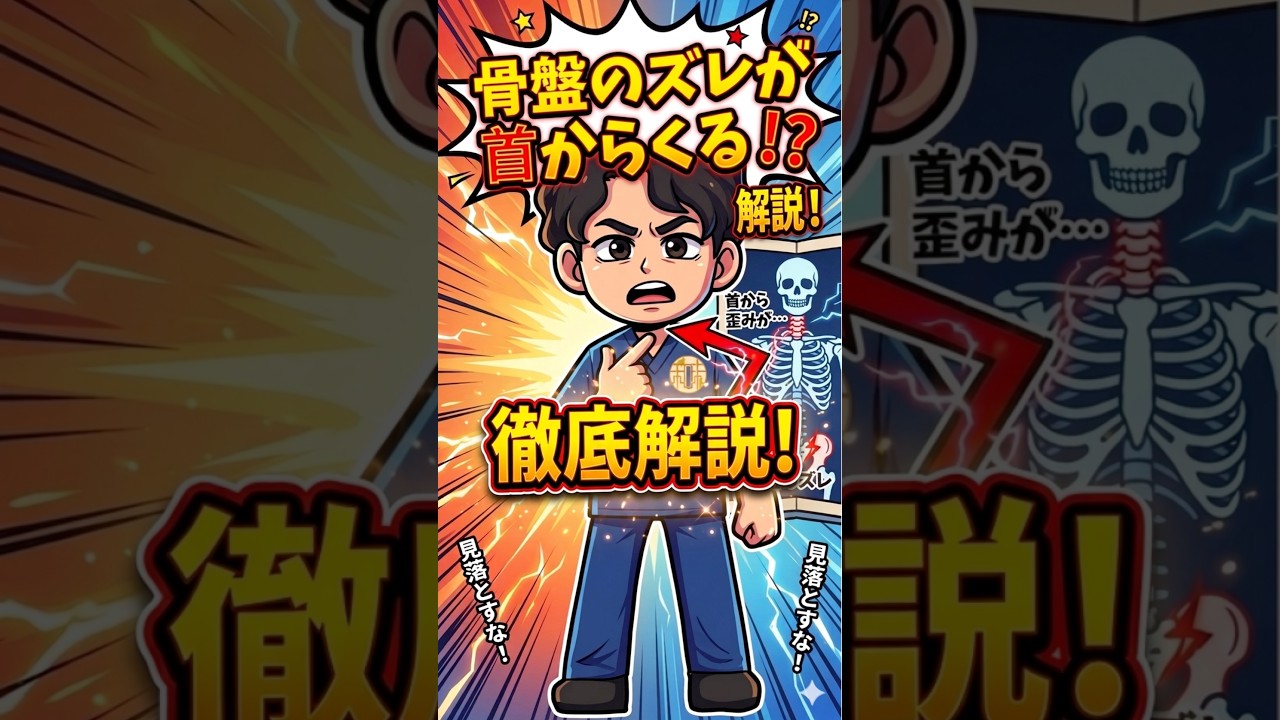 顔を向けるだけで判明！あなたの骨盤がズレる本当の理由 #和未整体院　#ビフォアーアフター #整体