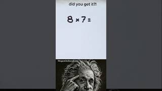 simple math proof that 8×7 🤯#foryou #foryoupage #fun #math