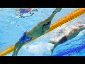 Micheal Phelps start + underwater dolphin kick 2016 Rio Olympics (underwater view)