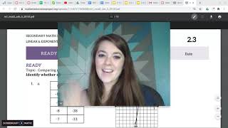 Información Week 5 IM1 2.3 Linear, Exponential, or Neither Noticias