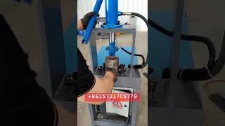 Single Station Punch  Pipe Arc Cutting Butt Equipment + 8615733705779