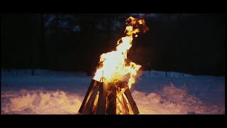 6 HOURS – NO ADS | Crackling Campfire in Snowy Forest | Cozy Fire Sounds for Relaxation & Sleep screenshot 5