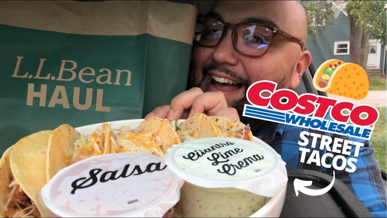 COSTCO Chicken Street Tacos 🌮 L.L.Bean Unboxing Haul | Taste Test | Vanlife Carlife