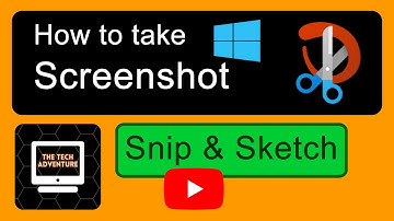 How to take screenshots using Snip & Sketch. ✅ #snip&sketch