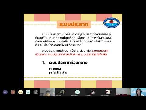 รายวิชาสุขศึกษา ม. 1  นข. เรื่องระบบประสาทส่วนกลาง 16/06/64