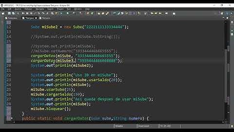 Explicación pasar objetos por parámetro
