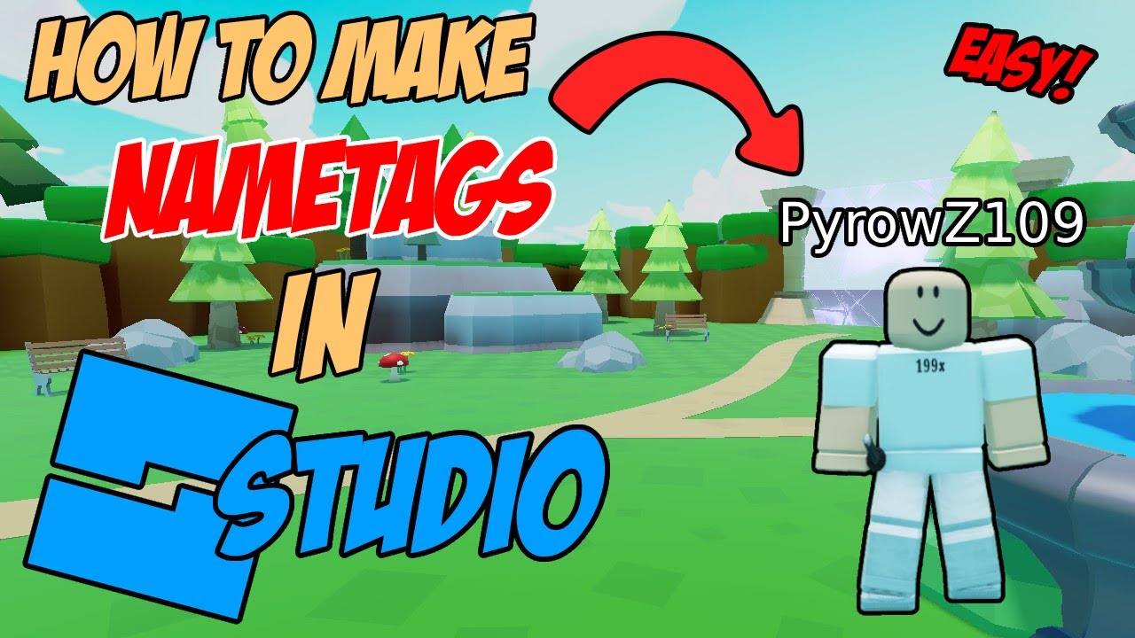 How to make NAMETAGS in Roblox Studio! (2024) YouTube