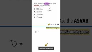 ASVAB Distance Formula: 65 mph for 5 Hours?!