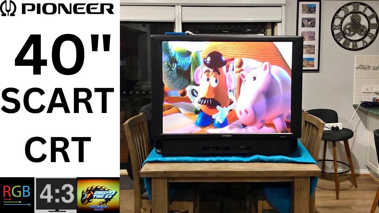 Pioneer SD-M1407/WL Scart RGB CRT TV