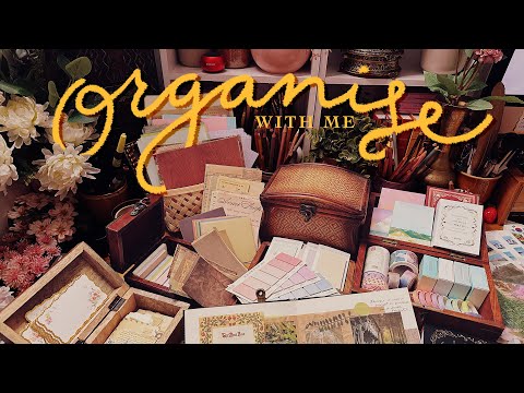 Organizing my Stationery & Journaling Supplies ASMR