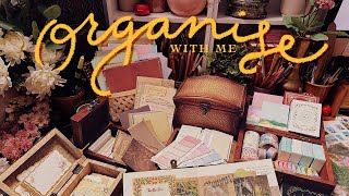 Organizing my Stationery & Journaling Supplies ASMR