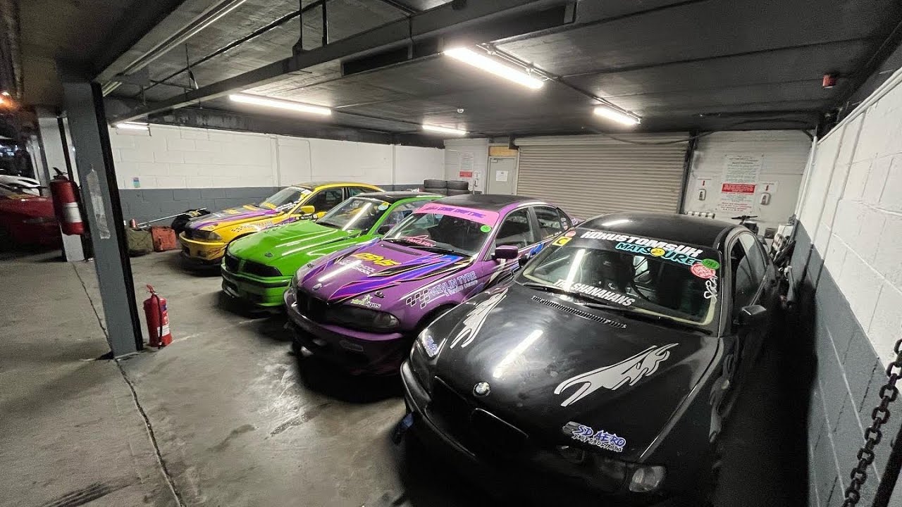 Engine failure and laughs all round. Drift games bash 2022