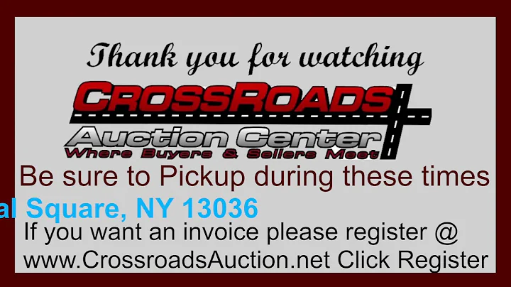 YouTube LIVE  Auction 12/16/25 Starting at 4pm