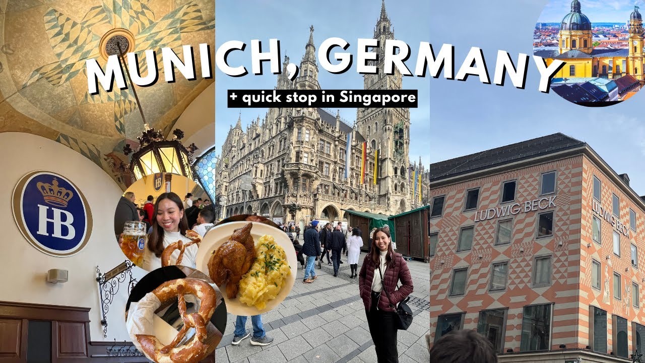 Munich Germany Vlog: Walking around Marienplatz, Hofbräuhaus (famous beer hall), & Churches