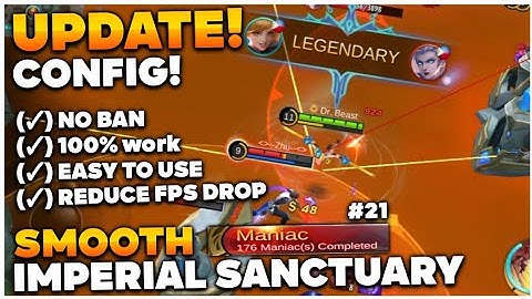 ML CONFIG 60FPS SMOOTH SWAMP IMPERIAL - SMOOTH MAP ANTI LAG REDUCE FPS DROP | RAIVEN