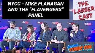 LIVE @ NYCC - MIKE FLANAGAN & THE “FLAVENGERS” PANEL (KATE SIEGEL, CARLA GUGINO, RAHUL KOHLI)