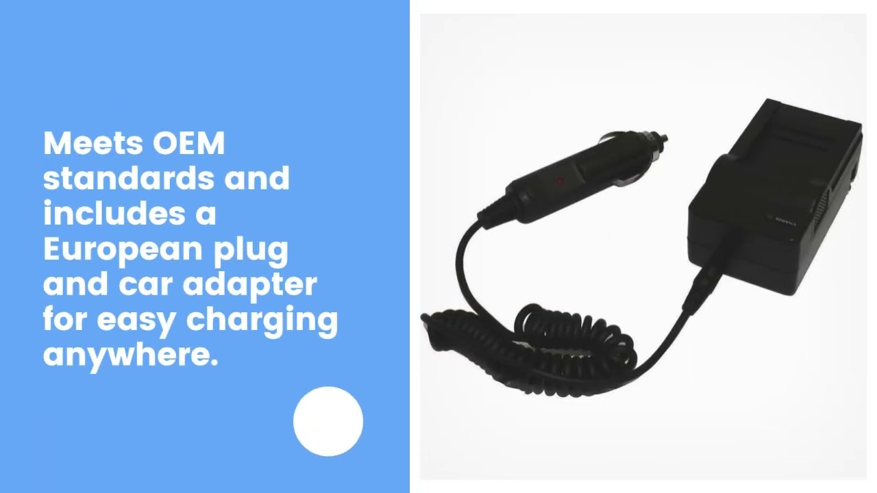 Kodak Easyshare M575 Replacement Battery (2-Pack, 1100mAh) and Charger