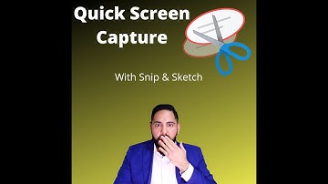 Quickly screen capture, annotate and share with Snip And Sketch