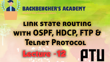 Link state routing with OSPF, DHCP, FTP & Telnet Protocol