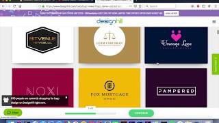 how to use DesignHill logo maker
