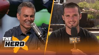Derek Carr discusses his return from injury, Marshawn Lynch and more | THE HERD (FULL INTERVIEW)