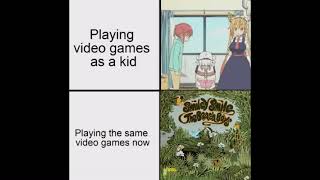 unfunny anime memes but the punchline is replaced with smiley smile 2 electric boogaloo
