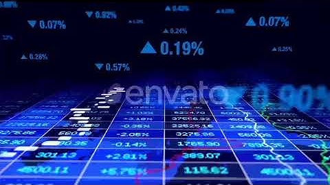 Stock Exchange Corporate Business Data Numbers Infographic | Motion Graphics - Envato elements