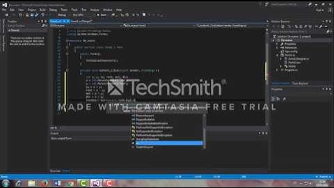 Vídeo Tutorial : operaciones básicas en visual studio