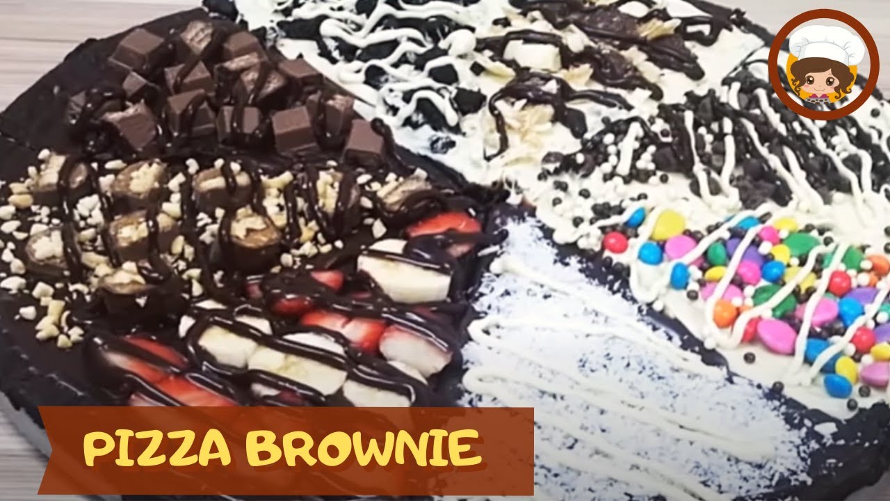 COMO FAZER PIZZA BROWNIE ESPECIAL PÁSCOA MIL DELÍCIAS NA COZINHA