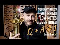 SQUEAKY Saxophone Reeds, Altissimo, LOW Notes, Overtones | Q&A Episode 1