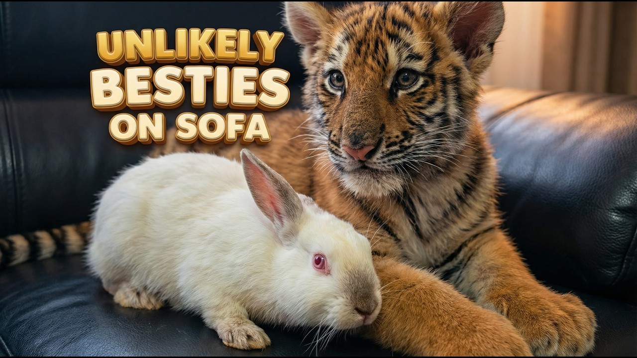 🐱🦁 Does He Think He's a Cat? The Hilarious Daily Life of a Social Tiger Cub