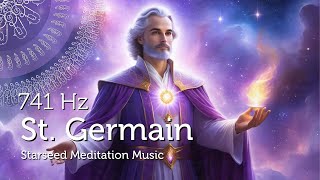 Video thumbnail of "Saint Germain Violet Flame Activation Remove Negative Energy 741 Hz Ascended Master Music"