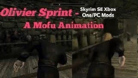 Olivier Sprint - A Mofu Animation Skyrim SE Xbox One/PC Mods
