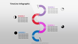 2.Create 4 Year CIRCULAR timeline Infographic|PowerPoint Presentation|Graphic Design|Free Template