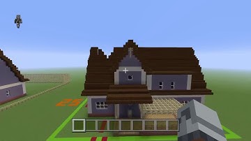 Minecraft Tutorial: How To Make Hello Neighbor Act 1 House Part 3!