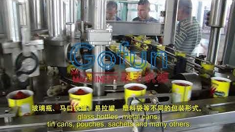 Gofun juice mixing and packing processing line/ toamto ketchup production plant/ tomato sauce line