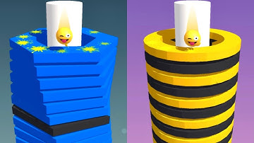 Stack Ball! All Levels Gameplay Android, iOS