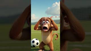 Bandar Chala Khelne Part -4⚽️🙊 Monkey Playing Foot Ball | बंदर चला खेलने | ZoodyBoxTv