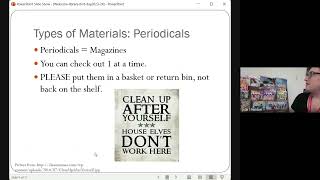 PCMS Library Orientation, August 2023